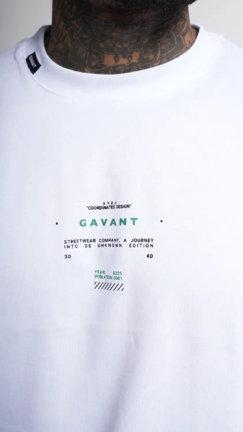 Coordinates NEON Tshirt Blanca