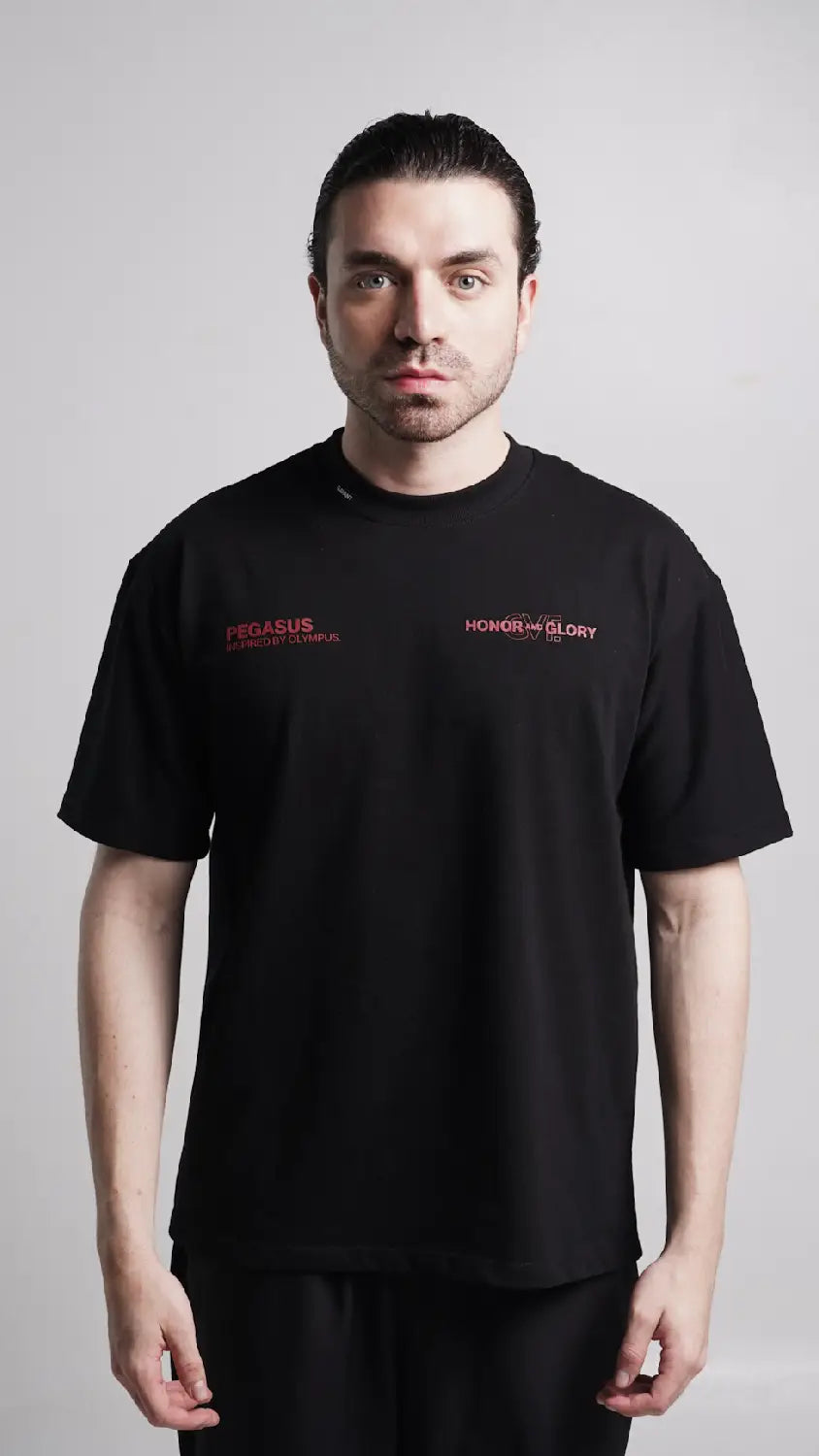 Pegasus Tshirt Negra