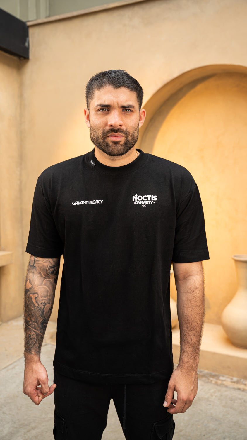 Camiseta oversize DESERT JOURNEY negra