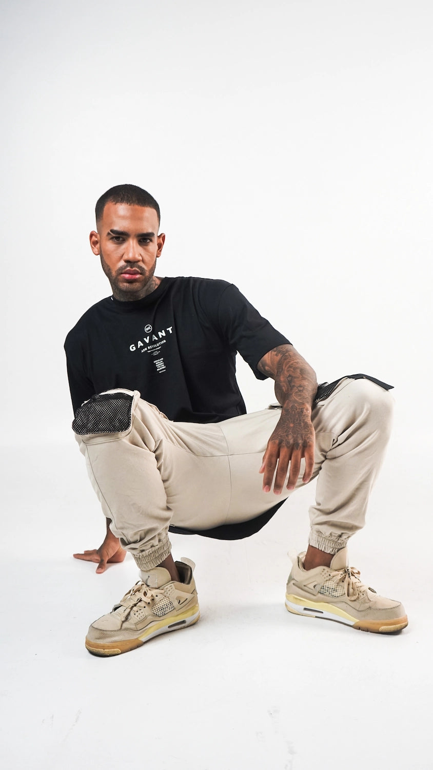 Camiseta Atomo Neon negra