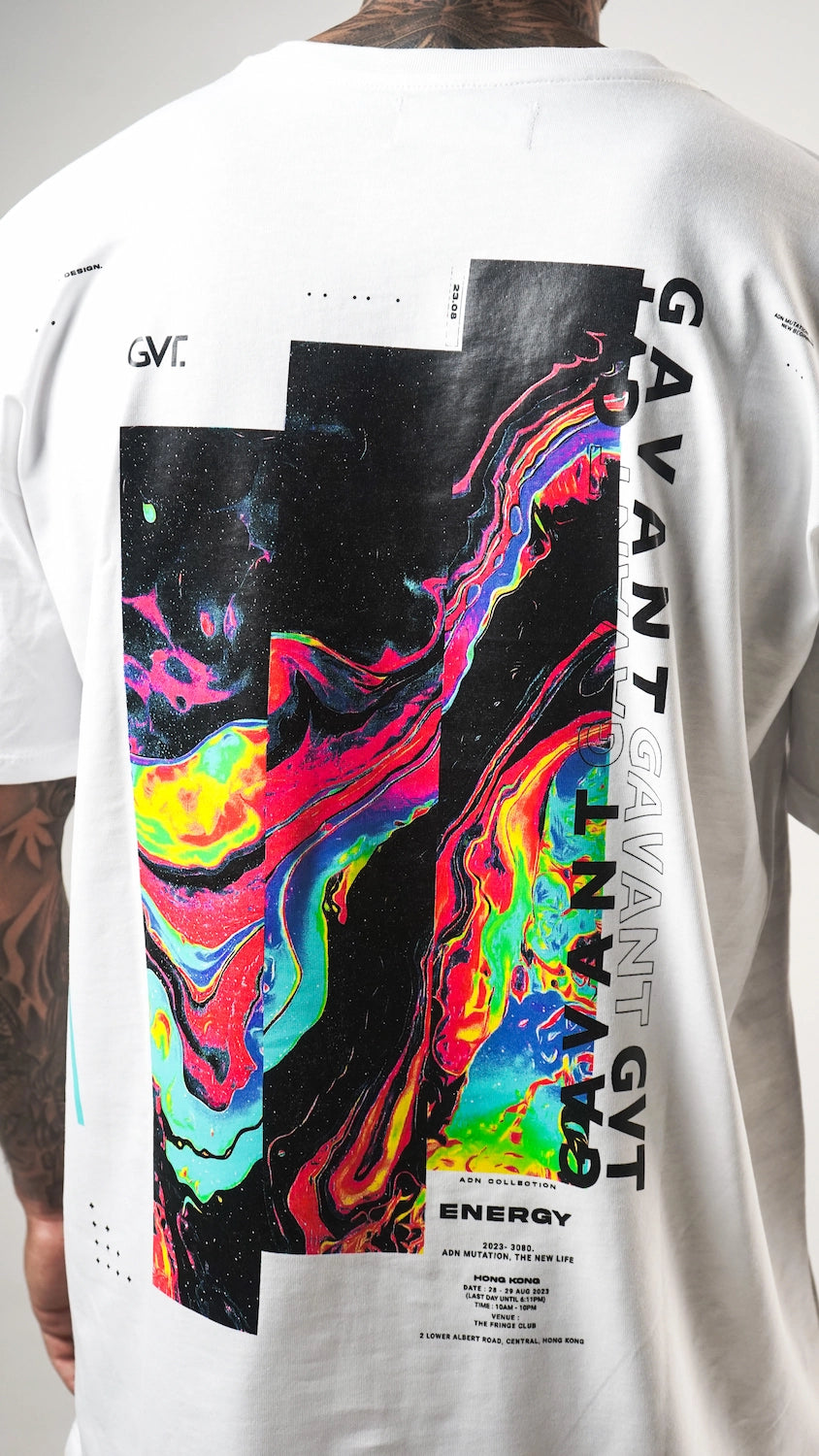 Camiseta Energy blanca
