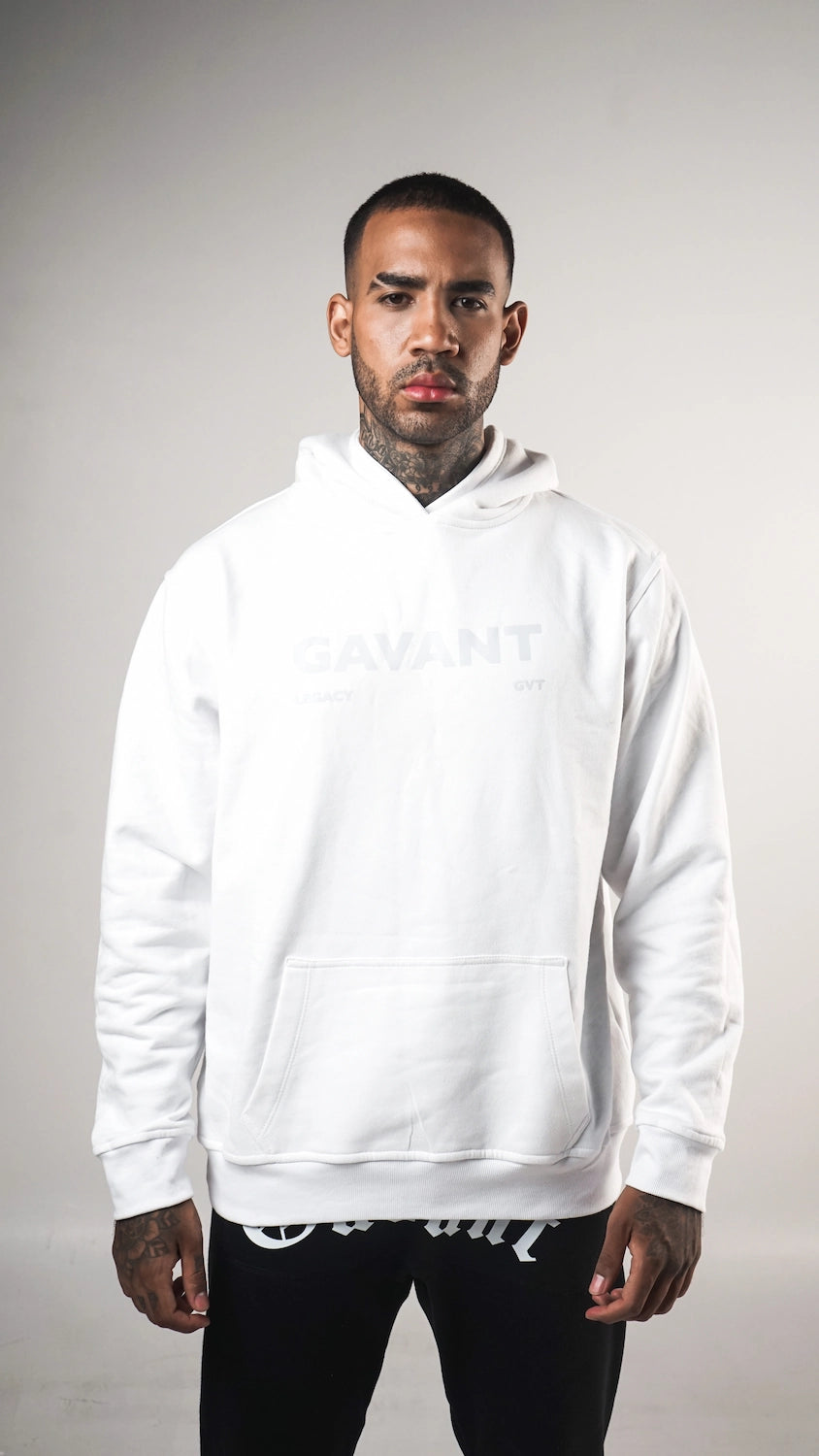 Hoodie Codes neon blanco