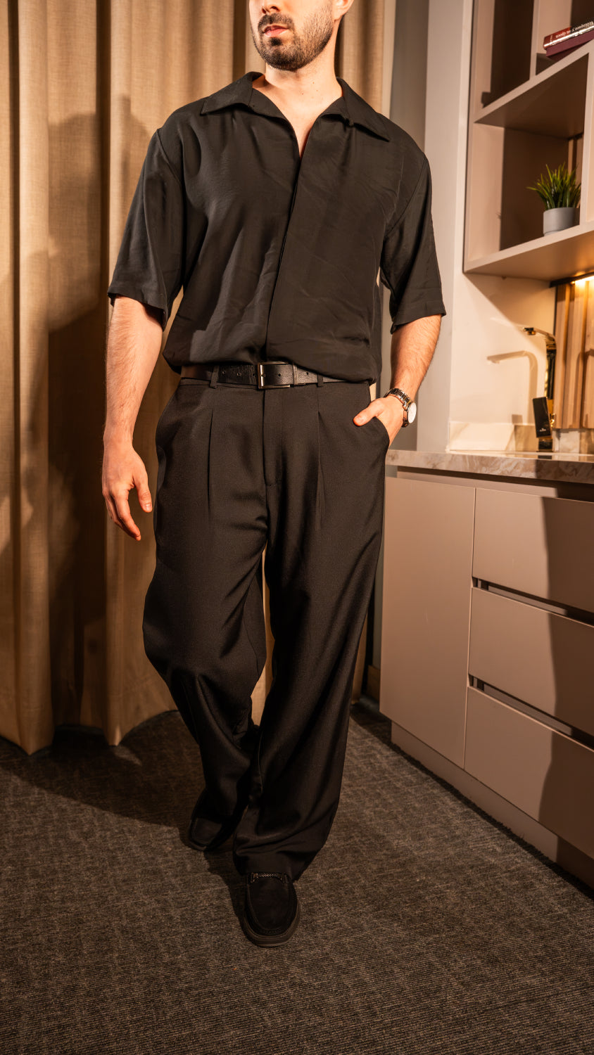 Amalfi Shirt negra