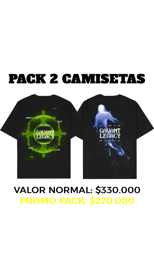 PACK 2 camisetas NEON