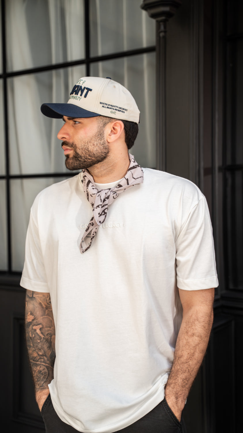 Camiseta oversize ESSENTIALS marfil