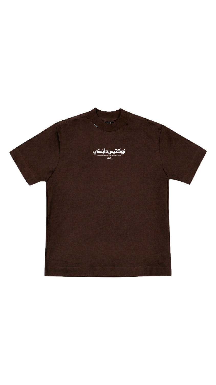Camiseta oversize ANKH chocolate