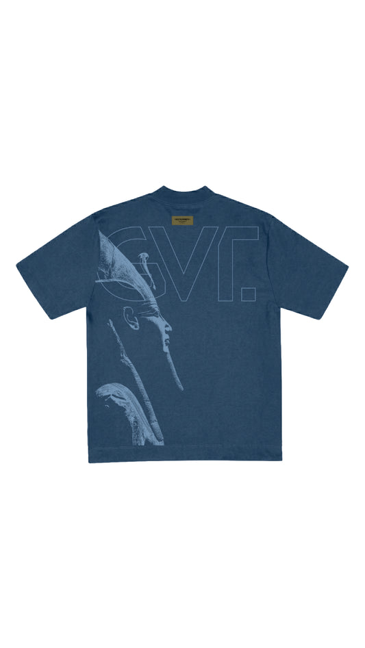 Camiseta oversize THE FOUNDER FARAON azul