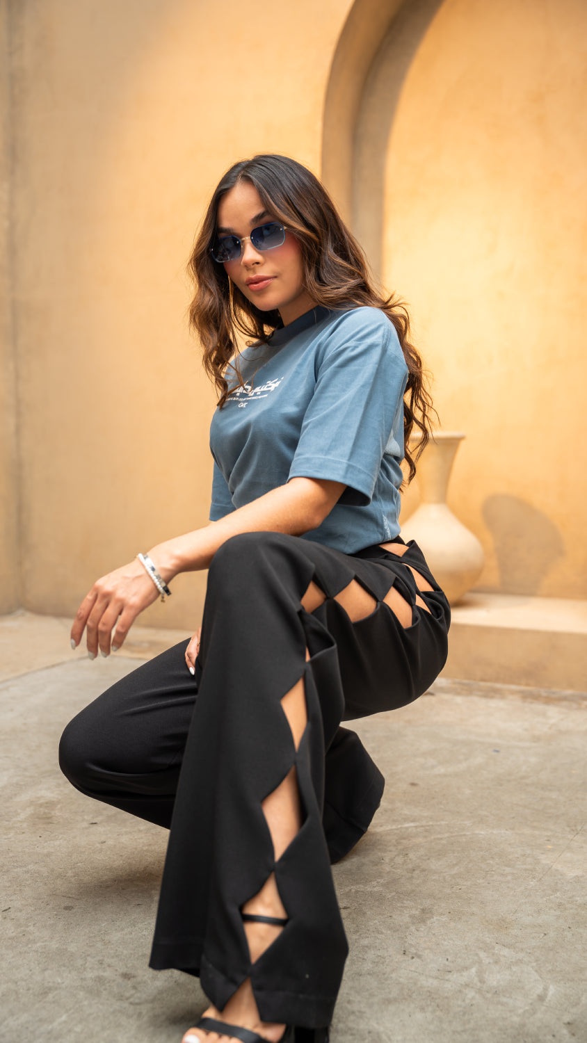 Camiseta oversize ESSENTIALS azul
