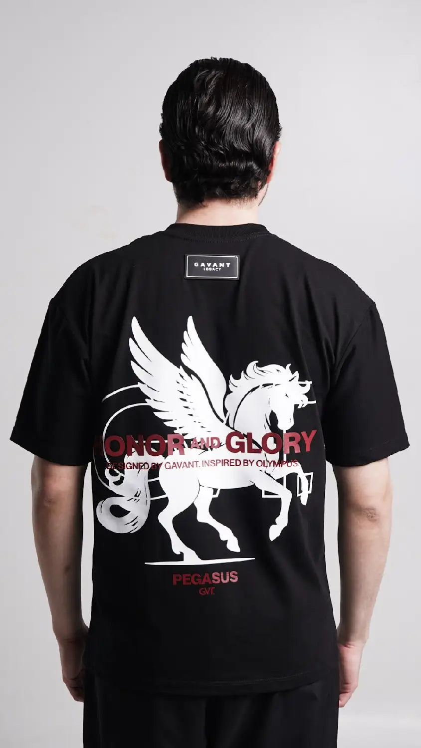 Pegasus Tshirt Negra