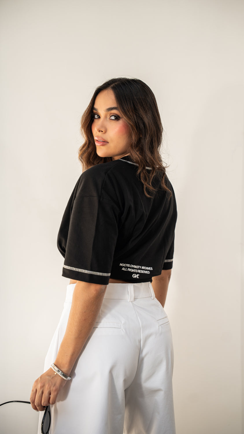 Camiseta oversize DINASTY negra