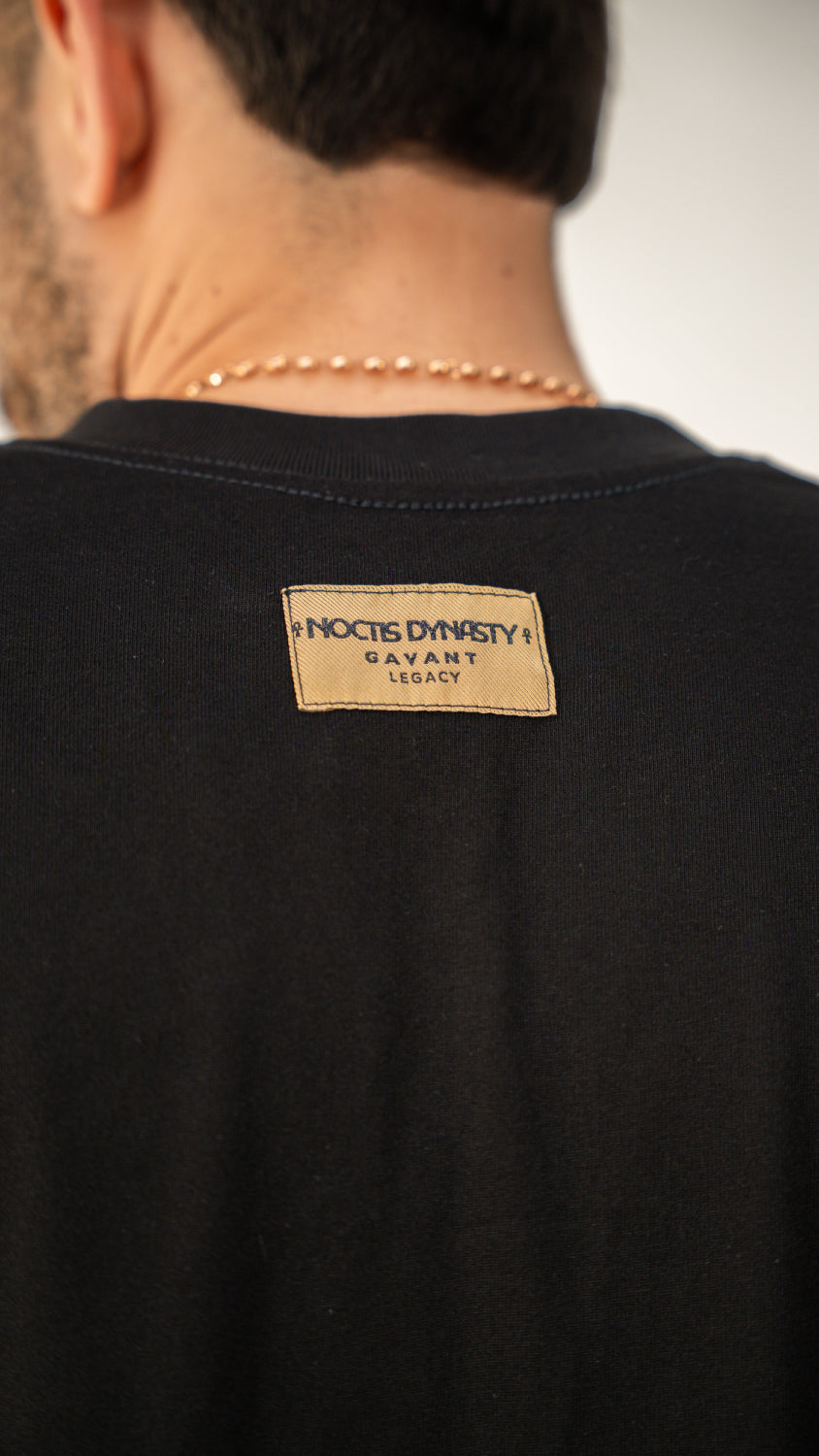 Camiseta oversize ESSENTIALS negra