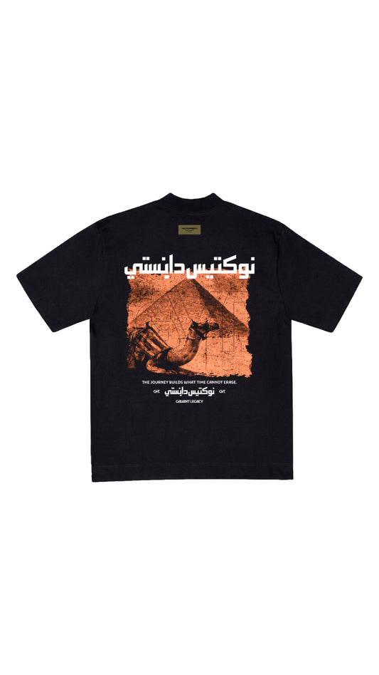 Camiseta oversize DESERT JOURNEY negra