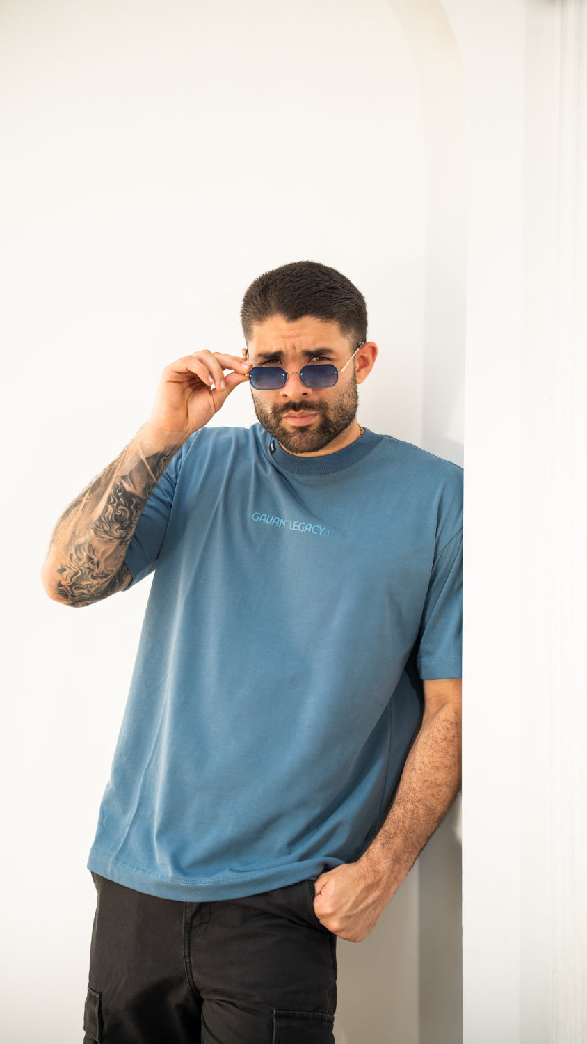 Camiseta oversize ESSENTIALS azul