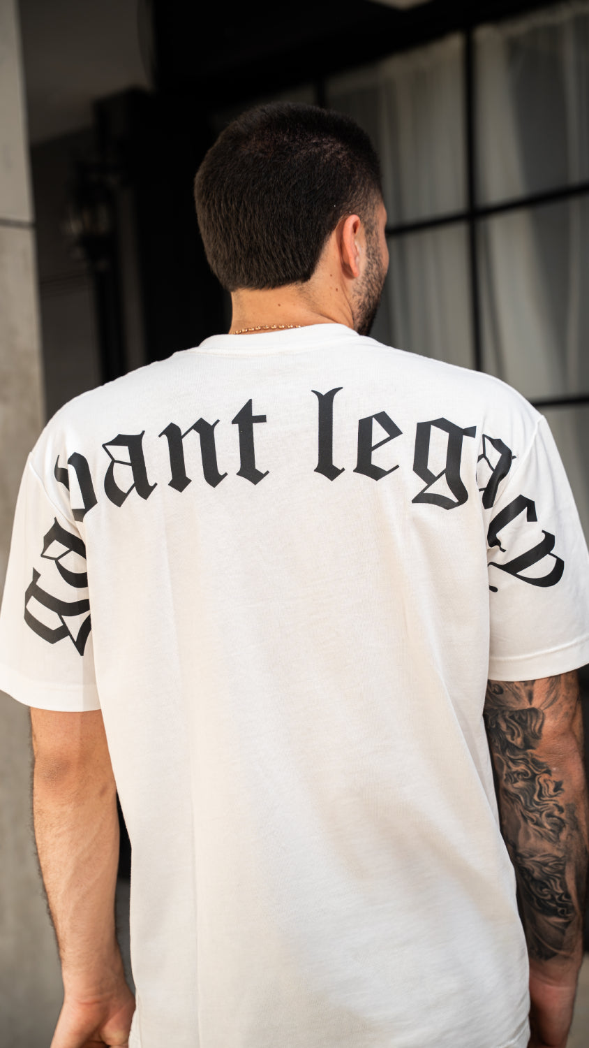 Camiseta oversize RENACER marfil