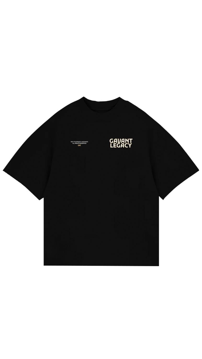 Camiseta boxy fit NOCTIS negra