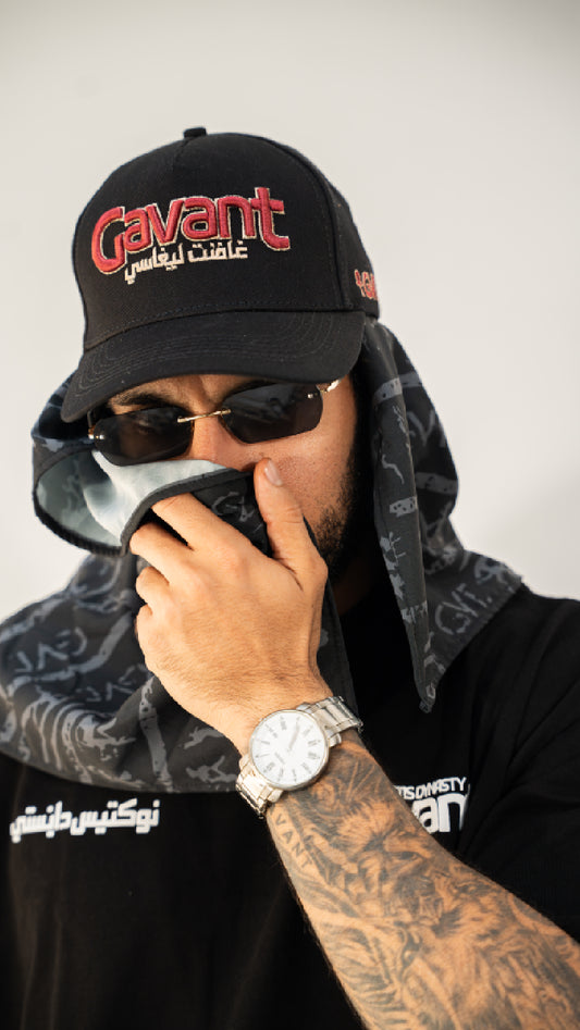 Gorra FRATERNITY negra + pañoleta GRATIS