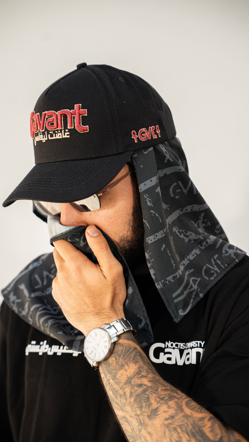 Gorra FRATERNITY negra + pañoleta GRATIS