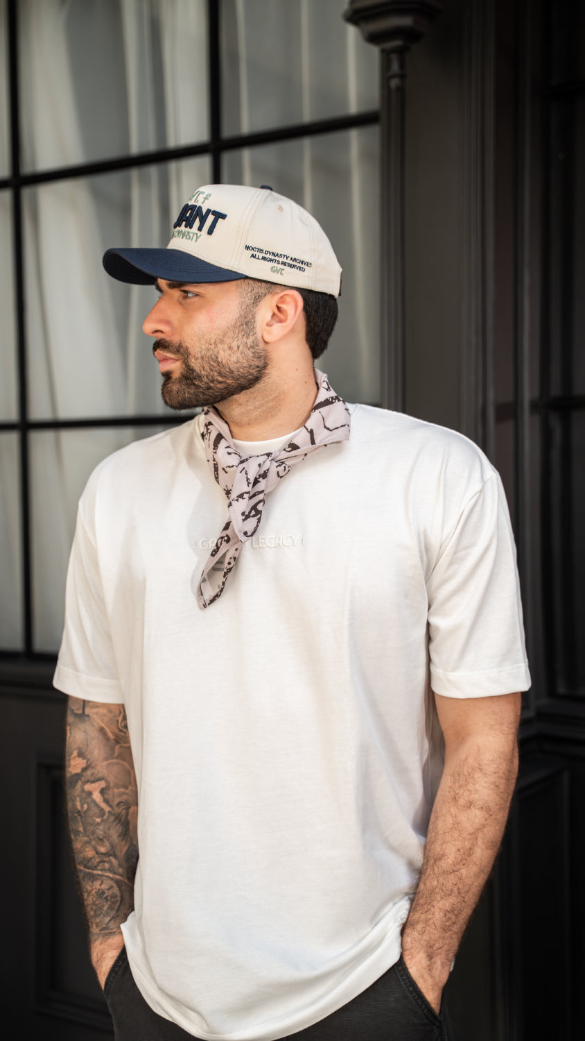 Gorra SERENITY marfil + pañoleta GRATIS